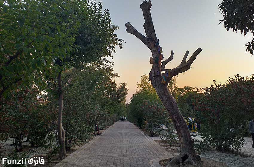 طبیعتی زیبا در بوستان پلیس تهران