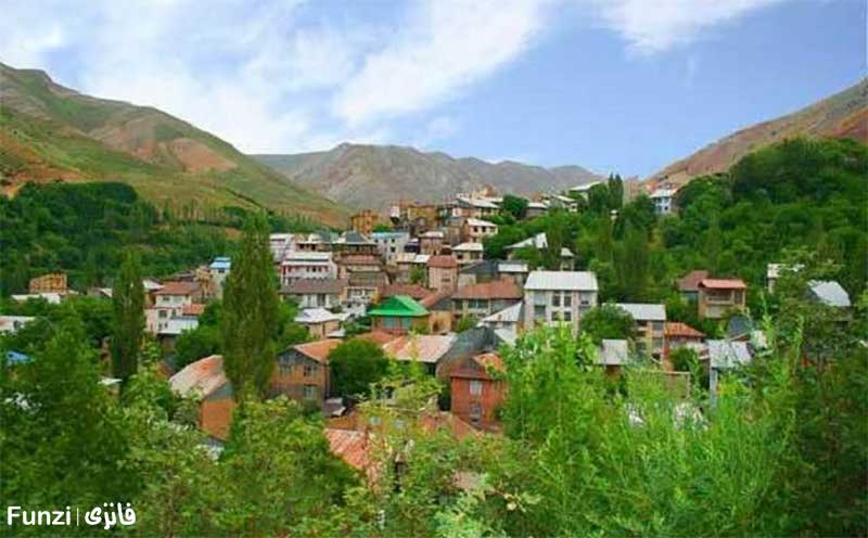 روستای برگ جهان از روستاهای تماشایی اطراف تهران