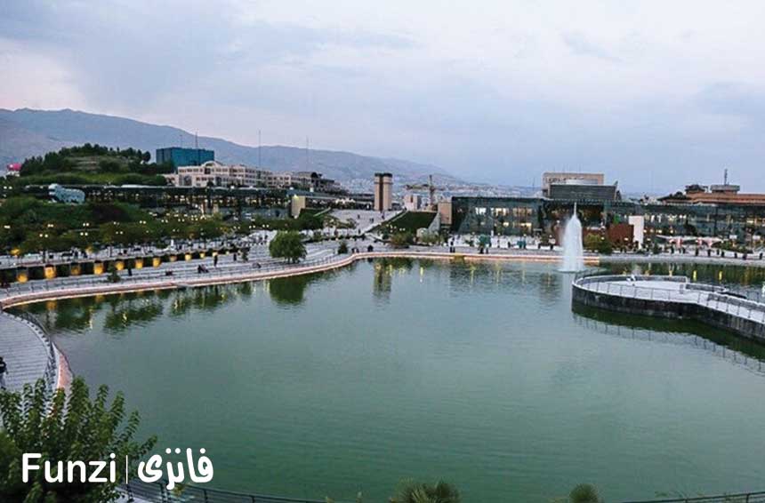 دریاچه باغ هنر عباس آباد تهران