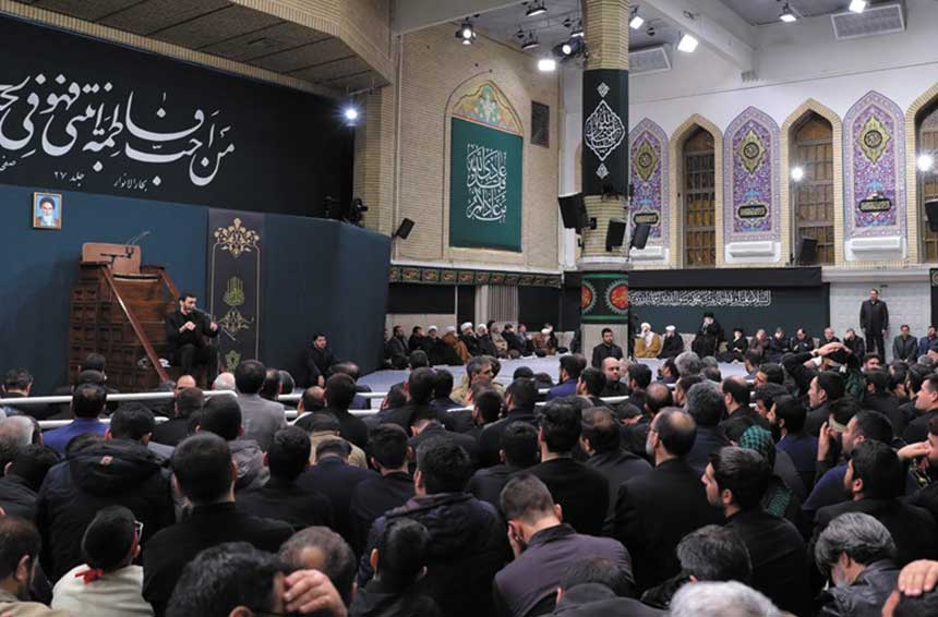 مراسم های عزاداری در حسینیه امام خمینی