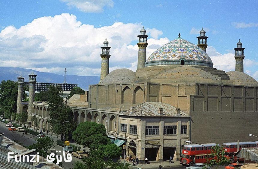 پلان مسجد سپهسالار تهران 