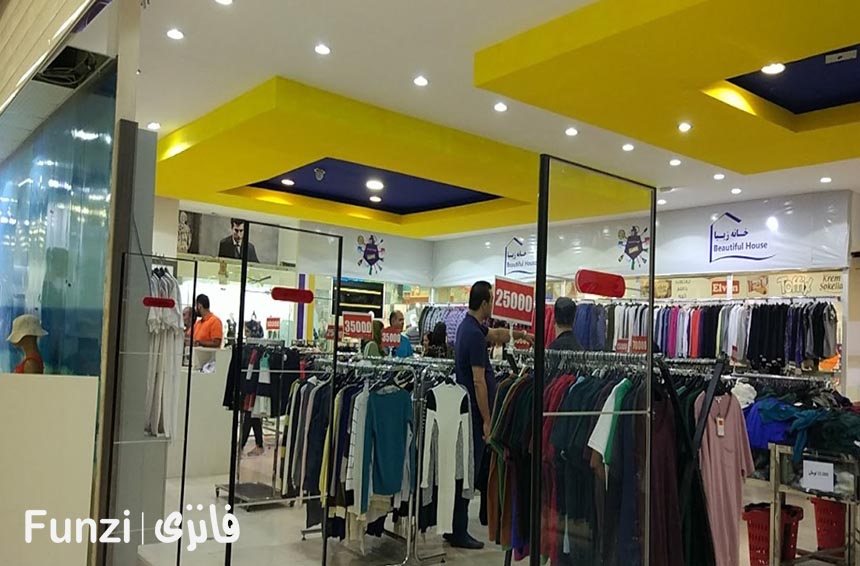 مغازه‌ های بازار شاندیز کیش | مرکز خرید پدیده فانزی