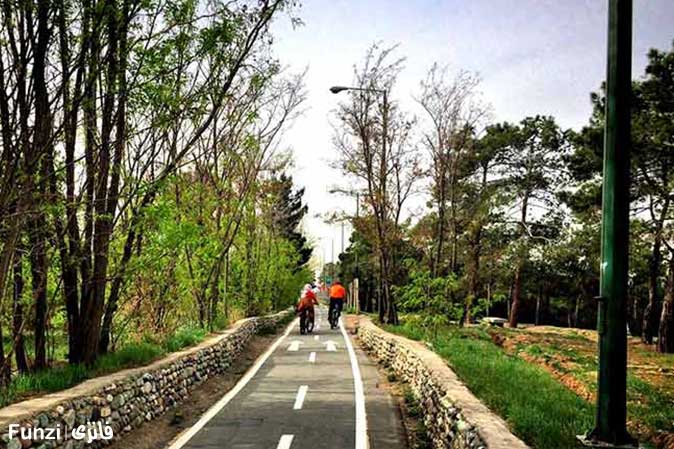 چیتگر پیست دوچرخه سواری تهران