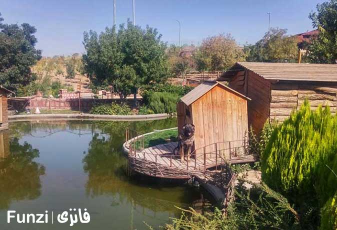 فضای زیبای دهکده طبیعت قزوین