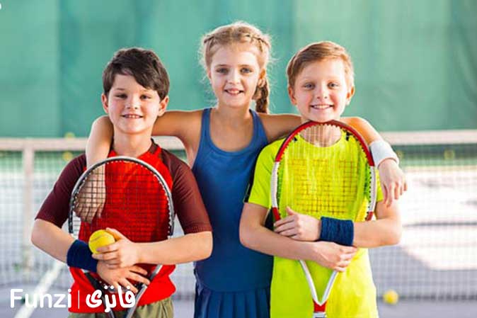 کودکان و ورزش تنیس