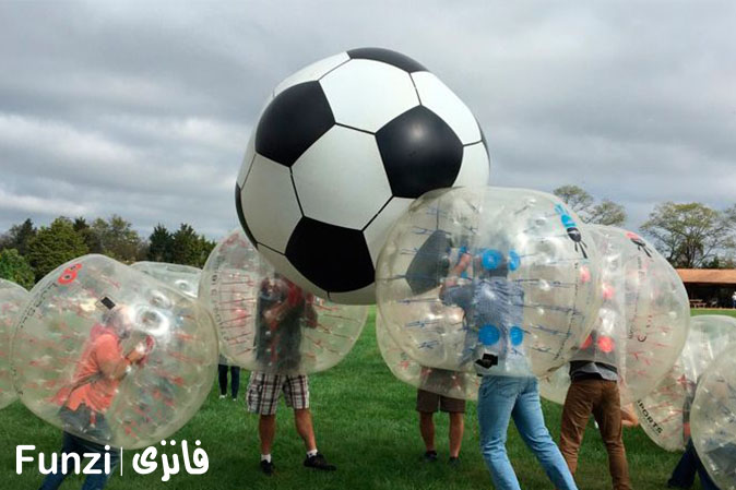 فوتبال حبابی | تفریح در تهران